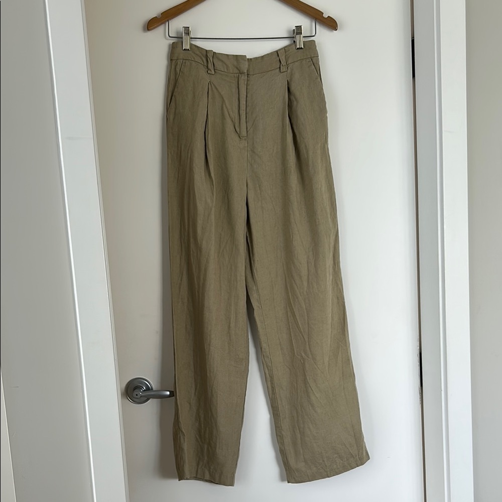 Oak and Fort linen pants